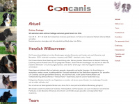 concanis.ch Webseite Vorschau