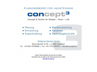 concept3.at Webseite Vorschau