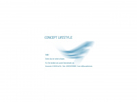 conceptlifestyle.de Webseite Vorschau