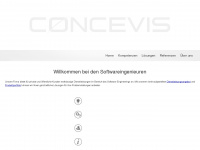 concevis.ch Webseite Vorschau