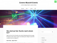 conero-music.de Webseite Vorschau