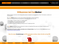 conmedias.com Webseite Vorschau