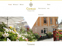 conrad-wein.at Webseite Vorschau