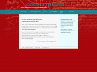 conscriptum.de Webseite Vorschau