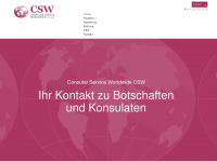 consularservice.ch Webseite Vorschau