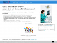 consys-dent.de Webseite Vorschau