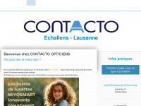 contacto.ch Webseite Vorschau