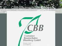 container-baumschulen-blumberg.de Webseite Vorschau