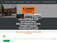 container-naber.de Webseite Vorschau