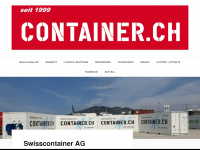 container.ch Webseite Vorschau
