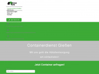 containerdienst-giessen.de Webseite Vorschau