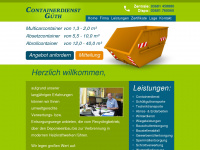 containerdienst-suhl.de Webseite Vorschau