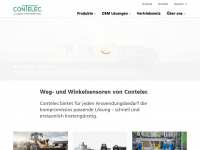 contelec.ch Webseite Vorschau