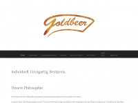 goldbeer.de Webseite Vorschau