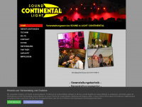 continental-sound.de Webseite Vorschau