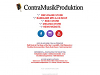 contramusikproduktion.de Webseite Vorschau