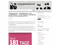 campaignwatchers.wordpress.com Webseite Vorschau
