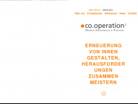 cooperation3.de Webseite Vorschau