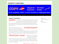 copypoint-lgh.de Webseite Vorschau