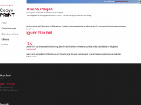 copyprintsh.ch Webseite Vorschau