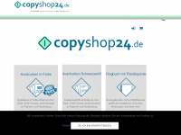 copyshop24.de Webseite Vorschau
