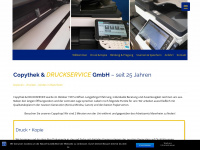 copythek-druck.de Webseite Vorschau