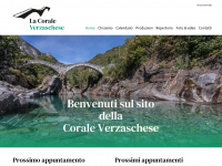 coraleverzaschese.ch Webseite Vorschau