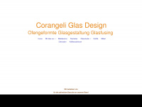 corangeli-glas-design.de Webseite Vorschau