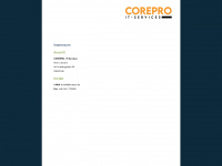 corepro.de Webseite Vorschau