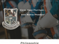 corps-saxo-thuringia.de Webseite Vorschau