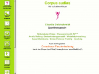 corpus-audias.de Webseite Vorschau