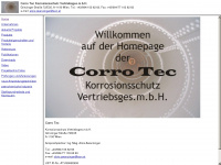 corrotec.at Webseite Vorschau
