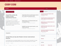 cosy-cosi.ch Webseite Vorschau