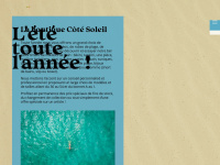 cote-soleil.ch Webseite Vorschau