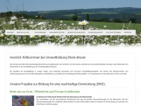 umweltbildung-rhein-mosel.de Webseite Vorschau