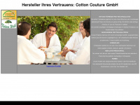 cotton-couture.de Webseite Vorschau