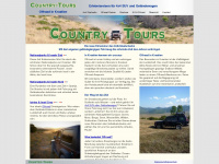 country-tours.de Webseite Vorschau