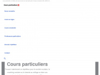 cours-particuliers.ch Webseite Vorschau