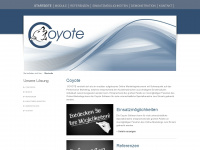 coyote-software.de Webseite Vorschau