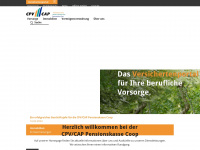 cpvcap.ch Webseite Vorschau
