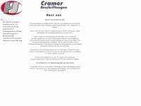 cramer-beschriftungen.de Webseite Vorschau