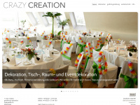 crazy-creation.de Webseite Vorschau