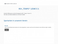 rsv-tempo-lieme.de Webseite Vorschau