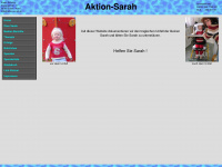 aktion-sarah.de Webseite Vorschau