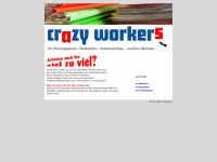 crazyworkers.ch Webseite Vorschau