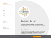 creatil.ch Webseite Vorschau