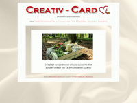 creativ-card.de Webseite Vorschau