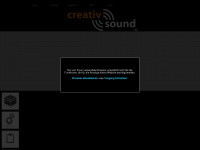 creativ-sound.de Webseite Vorschau
