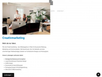 creativmarketing.at Webseite Vorschau