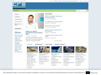 creinvest.ch Webseite Vorschau